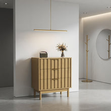 Load image into Gallery viewer, Fluted 3 Drawer Dresser
