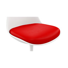 Load image into Gallery viewer, Upholstered Faux Leather Dining Side Chair - Red / White
