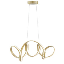 Load image into Gallery viewer, 14" Metal LED Dimmable Chandelier - Gold
