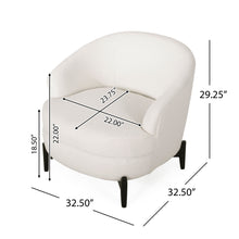 Load image into Gallery viewer, Elegant Barrel Style Club Chair
