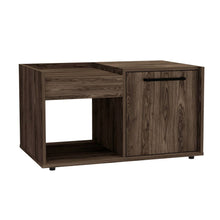 Load image into Gallery viewer, Manufactured Wood Rectangular Coffee Table With Shelf - Dark Walnut
