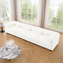 Load image into Gallery viewer, Stylish Sofa With Storage Seat And Cylindrical Backrest
