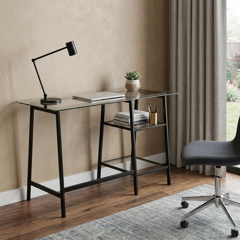 Writing Desk - Clear / Black