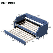 Load image into Gallery viewer, Upholstered Daybed With Trundle
