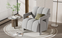 Load image into Gallery viewer, Modern Minimalist Leisure Armchair With L Shaped Armrests
