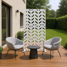 Load image into Gallery viewer, Three Panel Screen Room Divider (562820) - White
