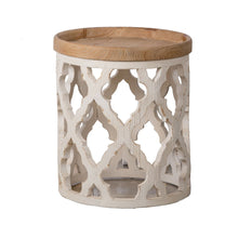 Load image into Gallery viewer, Stylish Rustic Round Wooden Table

