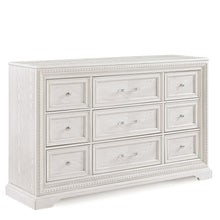 Load image into Gallery viewer, 6 Drawer Storage Dresser Antique Wooden Bedroom Furniture - Antique White
