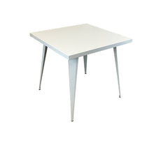 Load image into Gallery viewer, 32" Steel And Metal Square Dining Table - White
