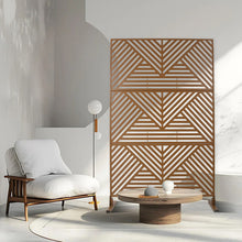 Load image into Gallery viewer, Freestanding Outdoor &amp; Indoor Freestanding Metal Privacy Screen
