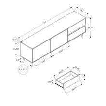 Load image into Gallery viewer, TV Stand Console With Storage Drawers And Cabinets - Walnut
