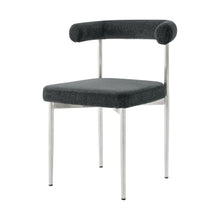 Load image into Gallery viewer, Upholstered Polyester Open Back Dining Chairs (Set of 2) - Gray
