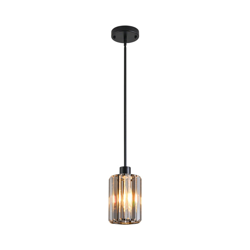 Mercury Flush Chandelier With Shades - Ash Gray / Gold