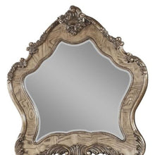 Load image into Gallery viewer, 48" Abstract Framed Mounted Dresser Mirror - Oak
