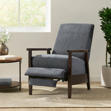 Load image into Gallery viewer, Wide Wood Hand Manual Club Recliner
