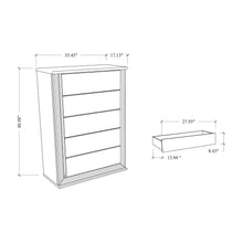 Load image into Gallery viewer, Moon - Chest With LED - White Marble
