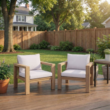 Load image into Gallery viewer, Stylish Outdoor Chair Set With Cushions For Garden (Set of 2)
