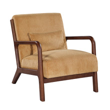 Load image into Gallery viewer, Upholstered Armchair With Back Support Pillow
