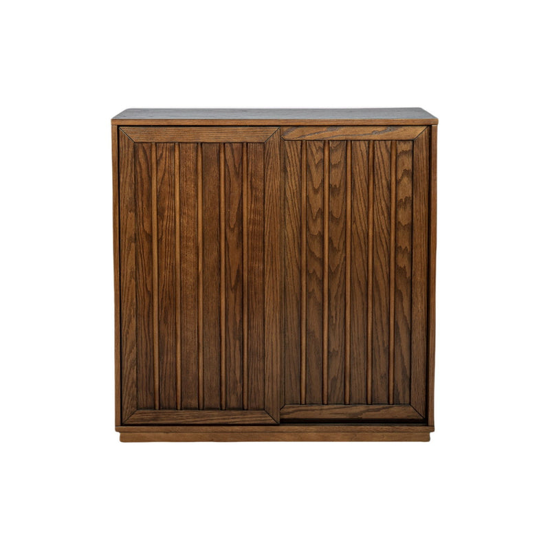 32" Wood Accent Cabinet - Brown