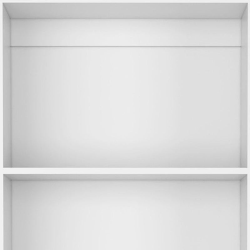Twelve Tier Modular Bookcase With Two Doors (Set of 3) (546626) - White
