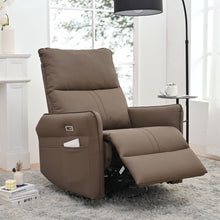 Load image into Gallery viewer, 29.92" 270 Power Swivel Rocker Recliner Chair, Electric Glider Reclining Sofa With USB Ports, Power Swivel Glider, Rocking Chair Nursery Recliners For Living Room Bedroom
