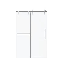 Load image into Gallery viewer, Frameless Single Sliding Shower Doors With Towel Rail &amp; Handle
