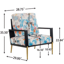 Load image into Gallery viewer, Modern Armchair With Solid Wood Frame
