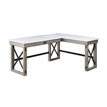 Load image into Gallery viewer, Talmar - Marble Top &amp; Rustic Writing Desk With Lift Top - Oak
