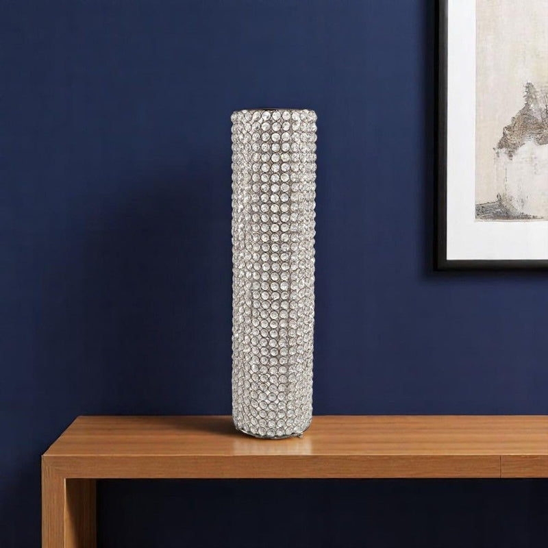 Table Vase (628113) - Clear / Silver
