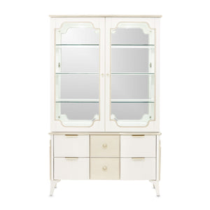 La Marisia - Display Cabinet - Creamy Pearl