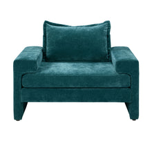 Load image into Gallery viewer, Upholstered Accent Chair With Wide Armrests And Ergonomic Back Support
