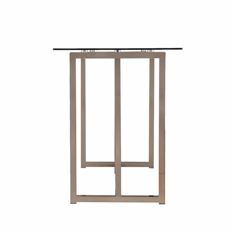 Writing Desk - Clear / Champagne