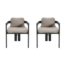 Load image into Gallery viewer, Pula - Patio Outdoor Aluminum Dining Chair (Set of 2)
