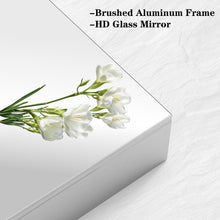 Load image into Gallery viewer, Medicine Cabinet, Wall Mounted Bathroom Mirror With Storage, Adjustable Shelves - Silver
