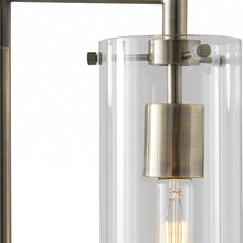 Load image into Gallery viewer, Novelty With Clear Cylinder Shade - Brass
