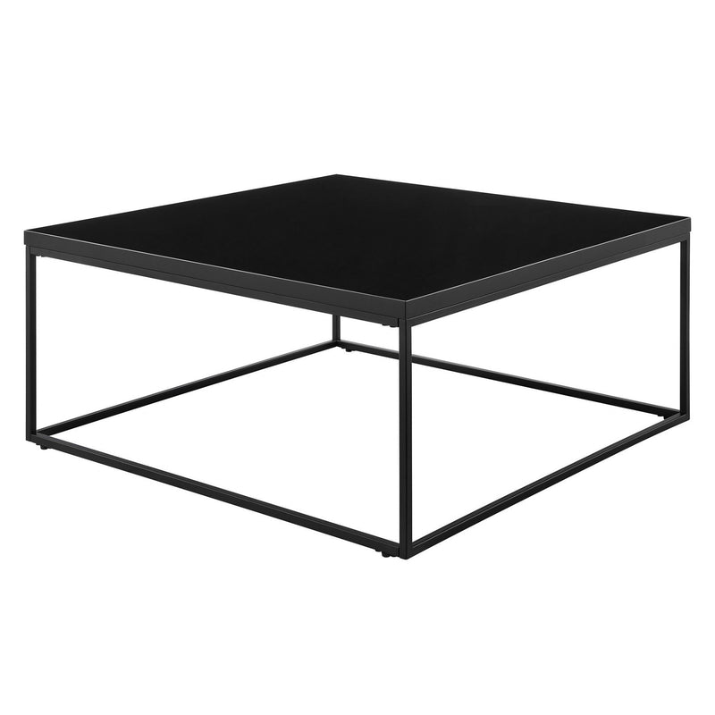 Metal Square Coffee Table - Black