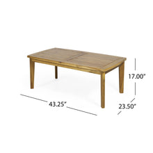 Load image into Gallery viewer, Outdoor Rectangular Coffee Table - Brown
