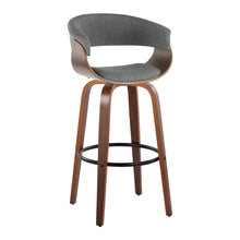 Load image into Gallery viewer, Vintage Mod - Mid Century Modern Fixed Height Barstool With Swivel &amp; Round Footrest (Set of 2)
