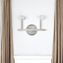 Load image into Gallery viewer, Two Light Wall Sconce - Silver
