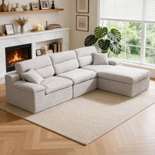 Load image into Gallery viewer, Corner Chaise Sofa With High Backrest
