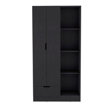Load image into Gallery viewer, Wood Corner Accent Chest (731819) - Black
