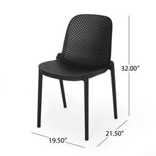 Load image into Gallery viewer, Outdoor Stacking Dining Side Chair (Set of 2)
