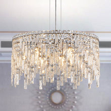 Load image into Gallery viewer, 14" Chandelier Metal Ceiling Light - Silver
