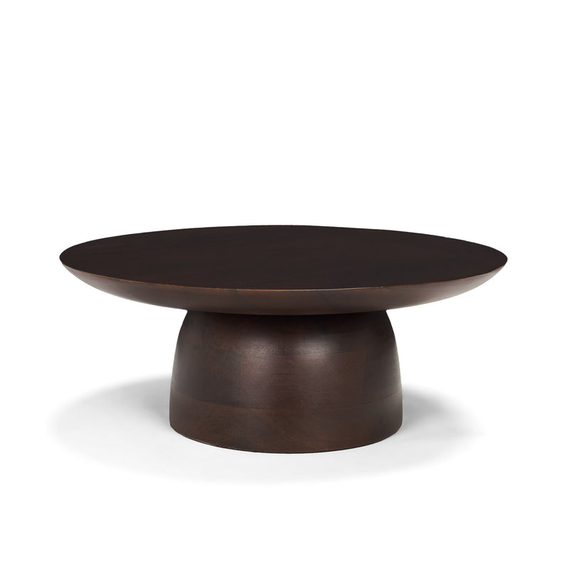 Hand Finished Round Vanity Tray (731280) - Brown