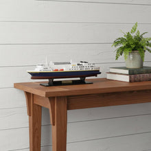 Load image into Gallery viewer, Hand Painted Model Boat (624251) - White / Blue
