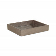 Load image into Gallery viewer, 10" Rectangular Wood Handmade Tray - Gray
