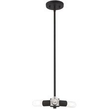 Load image into Gallery viewer, 5" Three Light Dimmable Chandelier With Shades - Black
