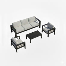Load image into Gallery viewer, Outdoor Patio Set With All-Weather Thick Cushions
