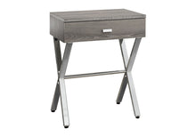 Load image into Gallery viewer, Accent Side X Table, Storage Drawer, Contemporary &amp; Modern
