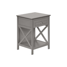 Load image into Gallery viewer, Accent End Table, 2 Tier, Storage Drawer, Transitional Style
